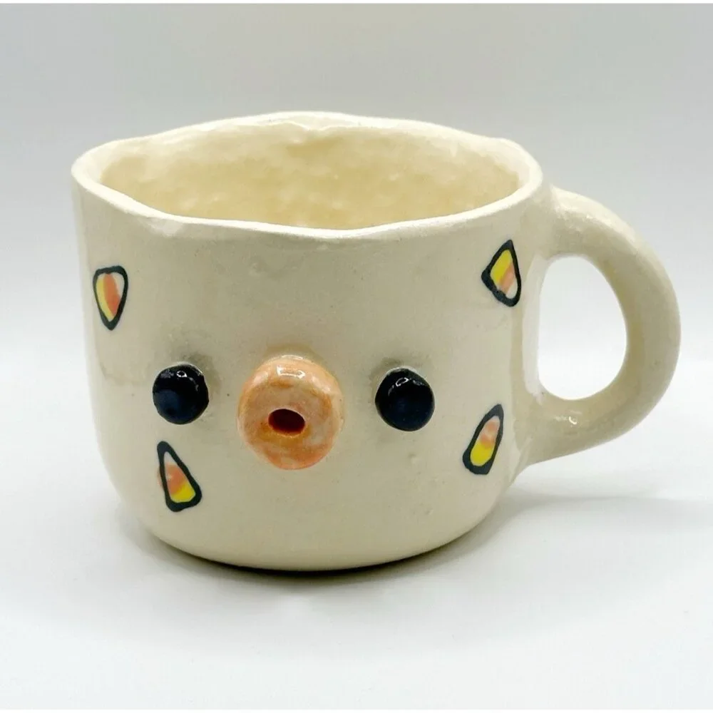 Cotta Ceramics‎ Adorable Candy Corn Face Mug Cup